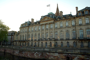 The formal residence of the Cardinal de Rohan  in Strassburg